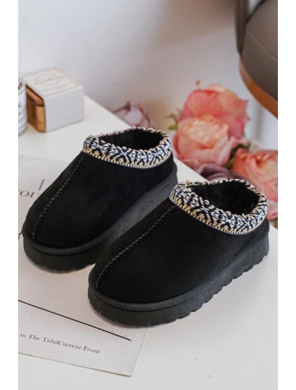 Dětské Boty Černé model 21640284 - Boto Dětské Boty Černé model 21640284 - Boto