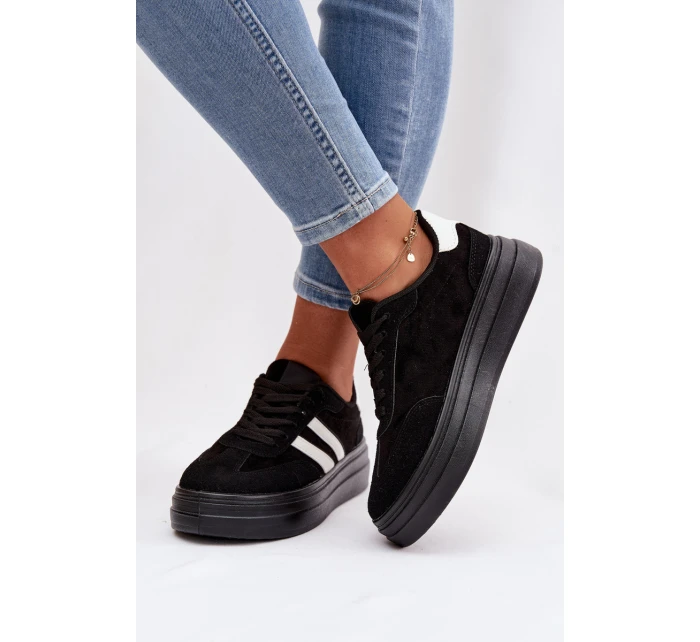 Dámské tenisky na platformě Černé model 21997873 - Boto