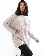 Sweter BA SW beżowy model 19014871 - FPrice Sweter BA SW beżowy model 19014871 - FPrice
