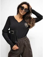 Bluzka RV BZ model 21776415 czarny - FPrice Bluzka RV BZ model 21776415 czarny - FPrice