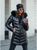 Dámská prošívaná zimní bunda s kapucí CRYSTAL černá Dstreet model 21980470 - FashionStreet