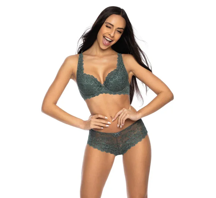 Vystužená dámska podprsenka full cup Mat M-053/22 Carmela Khaki Vystužená dámska podprsenka full cup Mat M-053/22 Carmela Khaki