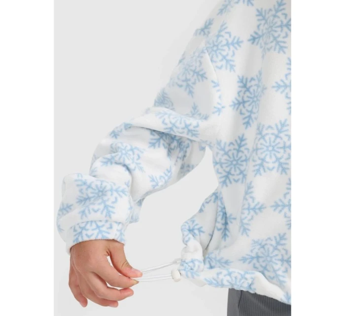 oversize dívčí fleece s potiskem model 21920437 - 4F oversize dívčí fleece s potiskem model 21920437 - 4F