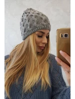 Fleecová čepice  tmavě šedá model 18751391 - K-Fashion