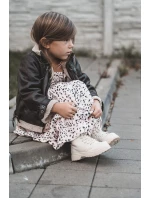 Dziecięce Botki Skórzane Z Suwakiem Beżowe Omua