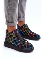 Buty Sportowe Na Platformie Dżety GOE MM2N4009 Czarne