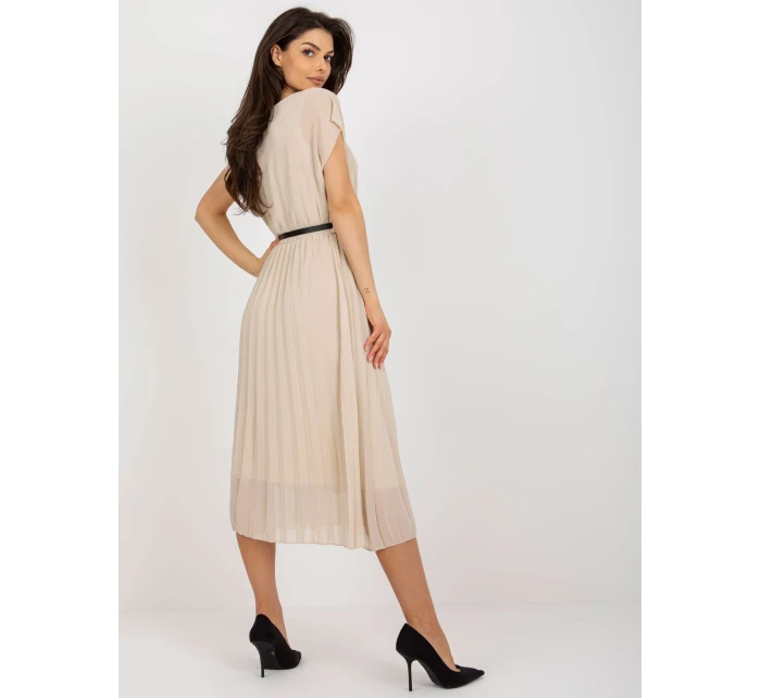 Šaty DHJ SK 8839 1.23X béžová Šaty DHJ SK 8839 1.23X béžová