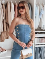 Dámský džínový overal s  modrý Dstreet model 21988003 - FashionStreet