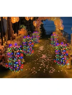 SOLÁRNY OHŇOSTROJ STROMOVÁ LAMPA VIACFAREBNÁ 72CM 120 LED