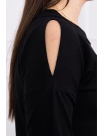 Šaty s potlačou Honey girl čierne Šaty s potlačou Honey girl čierne