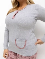 DU PI pyžamo FP 508.57 sivé