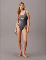 Dámské jednodílné plavky model 20182803 BEH černé - Calvin Klein