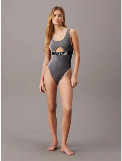 Dámské jednodílné plavky model 20182803 BEH černé - Calvin Klein