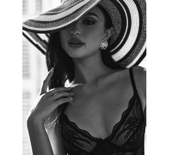 Dámské body Teddy černé model 22097957 - Obsessive Dámské body Teddy černé model 22097957 - Obsessive