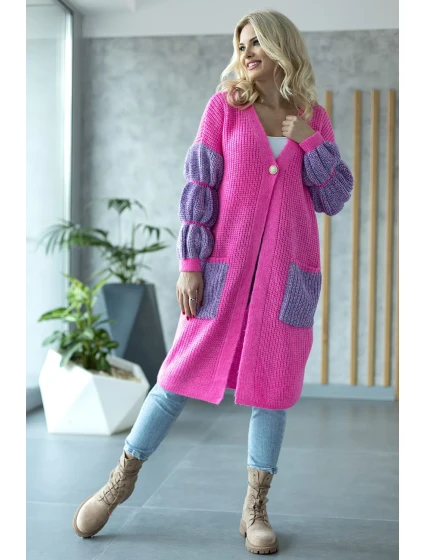 Sveter na zapínanie model 171311 PeeKaBoo