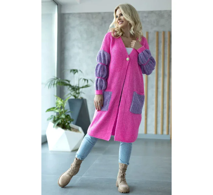 Sveter na zapínanie model 171311 PeeKaBoo