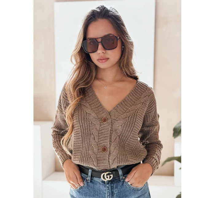 Dámský svetr beige Dstreet model 21967074 - FashionStreet