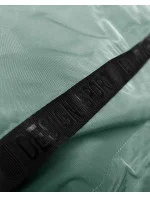 Světle zelená dámská bunda s kapucí model 20927375 - LHD