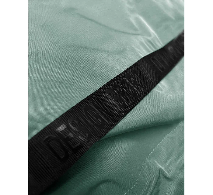 Světle zelená dámská bunda s kapucí model 20927375 - LHD