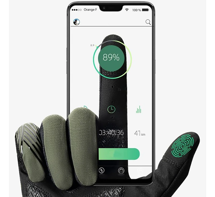 Cyklistické rukavice  velikost: M zelené model 22083560 - Rockbros