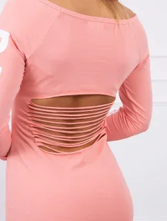 model 18746909 meruňkové šaty - K-Fashion