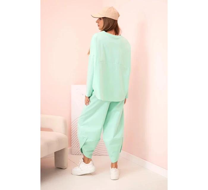 Súprava nových teplákov Punto light mint