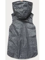 Béžová dámska rozšírená obojstranná vesta (B8005-51)