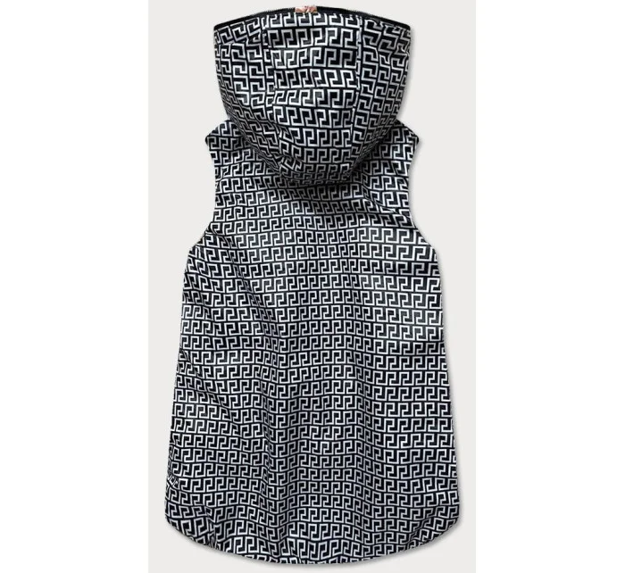 Béžová dámska rozšírená obojstranná vesta (B8005-51)