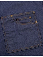 Premier PR 134 Denim zástěra s laclem "District" 39.0134 black denim