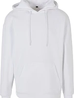 Build your Brand BB 006 Oversize mikina s kapucňou z hrubej bavlny 56.B006 biela
