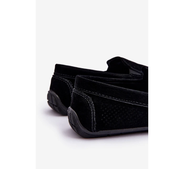 Pánské klasické semišové mokasíny Černe model 21613193 - EVENTO Pánské klasické semišové mokasíny Černe model 21613193 - EVENTO