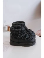 Dětské Zimní Boty S Kožíškem Černé model 21680341 - Boto Dětské Zimní Boty S Kožíškem Černé model 21680341 - Boto