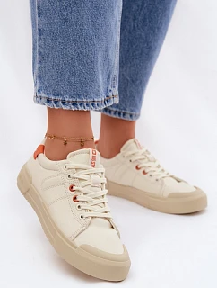 Dámské tenisky Big Star model 22100139 Memory Foam System Béžové - Big Star Shoes