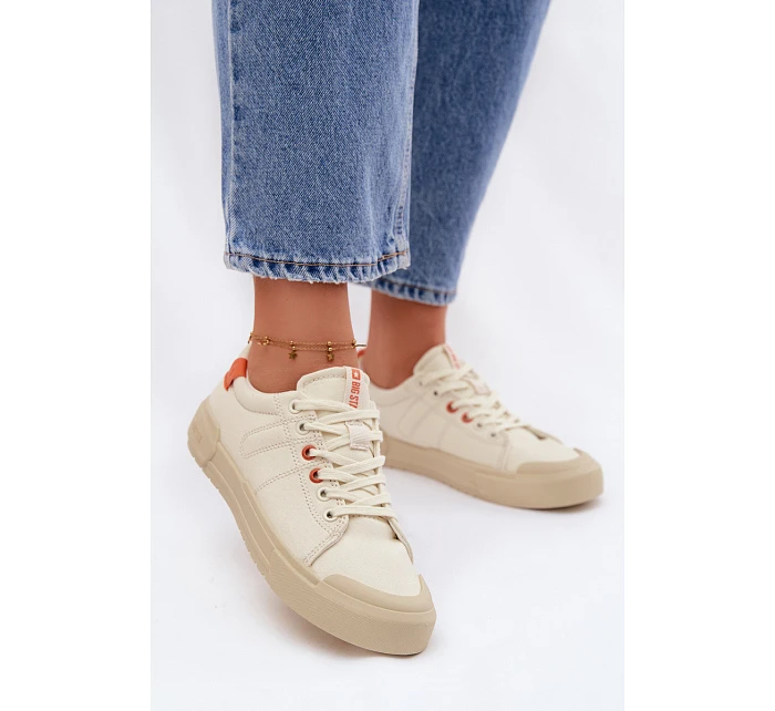 Dámské tenisky Big Star NN274445 Memory Foam System Béžové