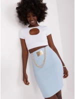 Spódnica RV SD model 18798776 jasny niebieski - FPrice