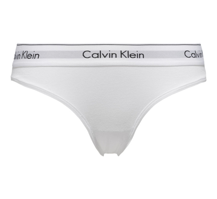 Dámske nohavičky Bikini Briefs Modern Cotton 0000F3787E100 biela - Calvin Klein