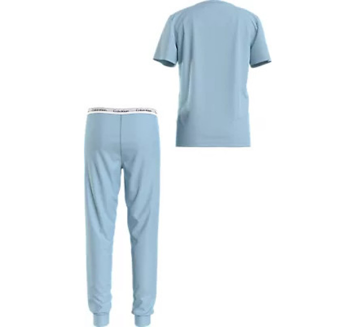 Spodné prádlo Chlapčenské pyžamo KNIT PJ SET (SS+CUFFED PANT) B70B7004780YW - Calvin Klein