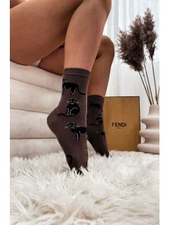 DÁMSKE PONOŽKY PRE MAČKY 0200.024