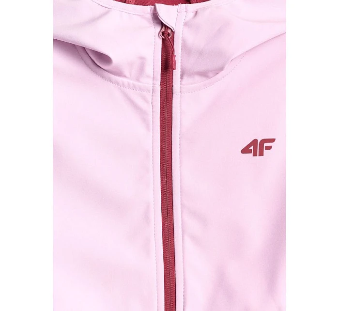 Dievčenská vetruodolná softshellová bunda 5000 s membránou 4F 4FJWSS26TSOFF478-47S