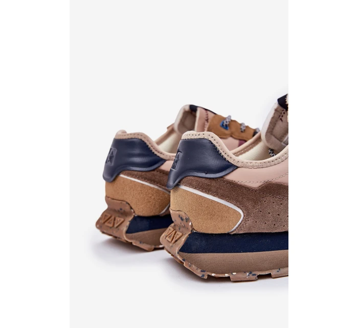 Semišové Pánské Tenisky Na Platformě Big Star model 21690839 HiPoly System Béžové - Big Star Shoes Semišové Pánské Tenisky Na Platformě Big Star model 21690839 HiPoly System Béžové - Big Star Shoes