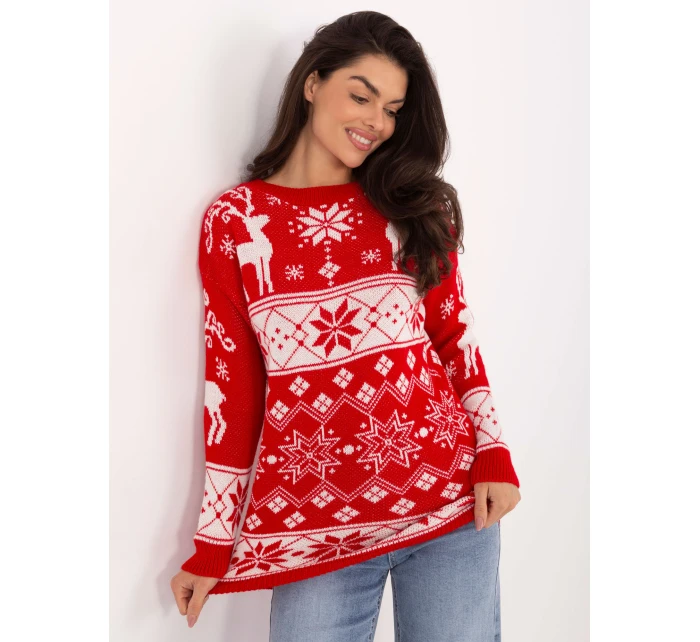 Sweter MI SW model 21791092 czerwony - FPrice