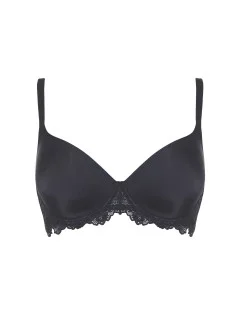 Balkónová podprsenka Mousse Pizzo Black - Lormar