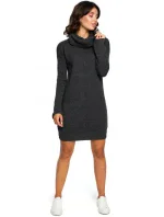 Pletené svetrové šaty BK010 - Moe