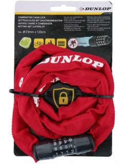 KĽÚČENKA NA BICYKEL DUNLOP 120 CM DLHÁ - ČERVENÁ