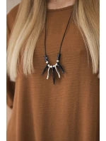 Súprava blúzka + nohavice s tmavým ťavím príveskom