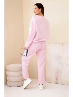 Dámska viskózna maslová súprava s tienidlami púdrovo ružová Dámska viskózna maslová súprava s tienidlami púdrovo ružová