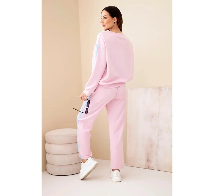 Dámska viskózna maslová súprava s tienidlami púdrovo ružová Dámska viskózna maslová súprava s tienidlami púdrovo ružová