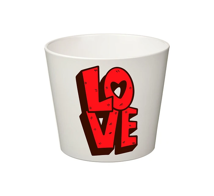 LOVE (VERZE 4) - velký květináč