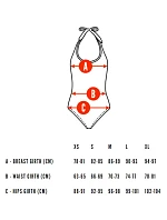 Dámske jednodielne plavky SSOB1061 - Mr. GUGU & Miss GO - Gemini
