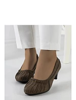 Lodičky na podpätku 90175 khaki - Solea